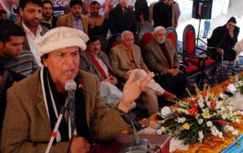 اسلام آباد، تحریک انصاف کے رہنما جاوید ہاشمی عوامی میٹنگ ..