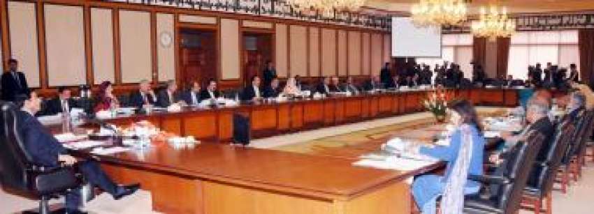 اسلام‌آباد، وزیراعظم راجہ پرویز اشرف وفاقی کابینہ کے اجلاس ..