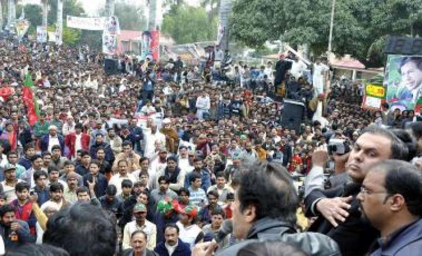 گوجرہ، تحریک انصاف کے چئیرمین عمران خان جلسہ عام سے خطاب ..