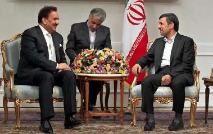 ایران: وفاقی وزیر داخلہ رحمان ملک ایرانی احمدی نژاد سے ملاقات ..