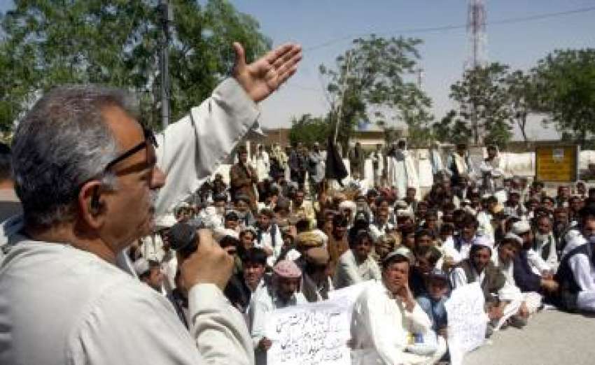 چمن، بلوچستان اسمبلی کے حلقہ 11 سے امیداوار ڈاکٹر حمید خان ..