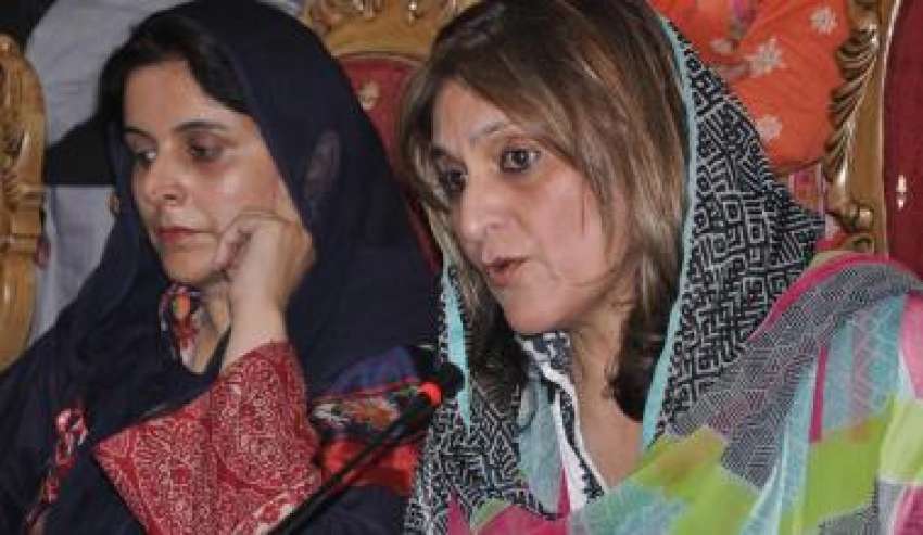 اسلام‌آباد، تحریک انصاف خواتین ونگ کی صدر فوزیہ قصوری پریس ..