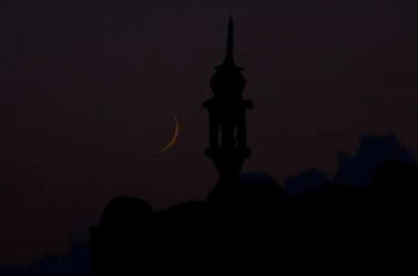 پشاور، رمضان المبارک کے چاند کا ایک منظر۔