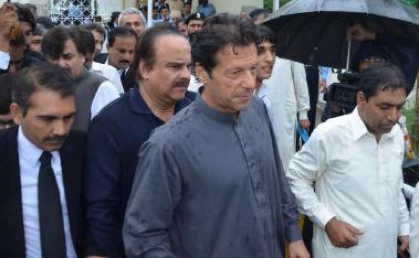 اسلام‌آباد، تحریک انصاف کے چئیرمین عمران خان توہین عدالت ..