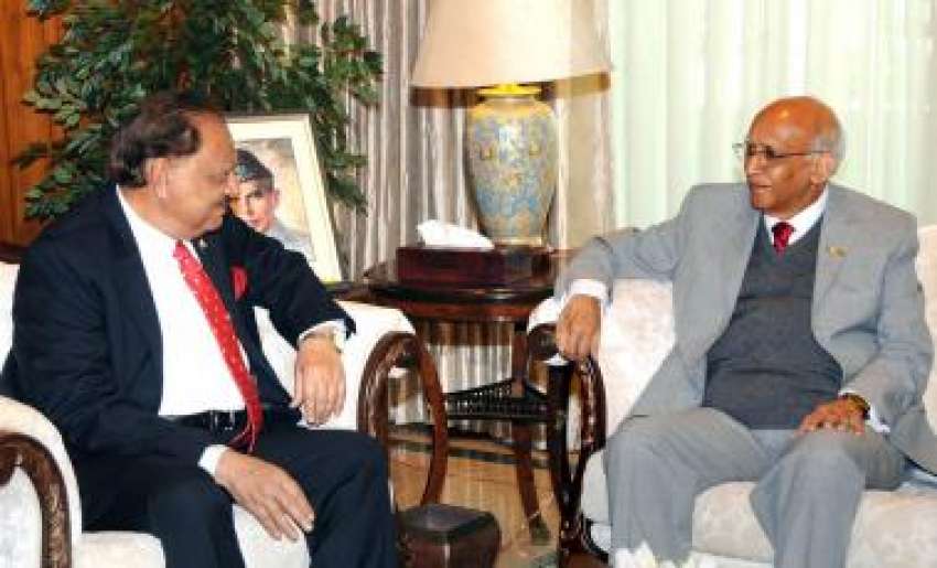   اسلام آباد: صدر ممنون حسین سے ماریشس کے نائب وزیراعظم ڈاکٹر ..