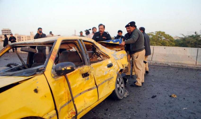 کراچی، پولیس اہلکار ایس ایس پی سی آئی ڈی چوہدری اسلم پر بم ..