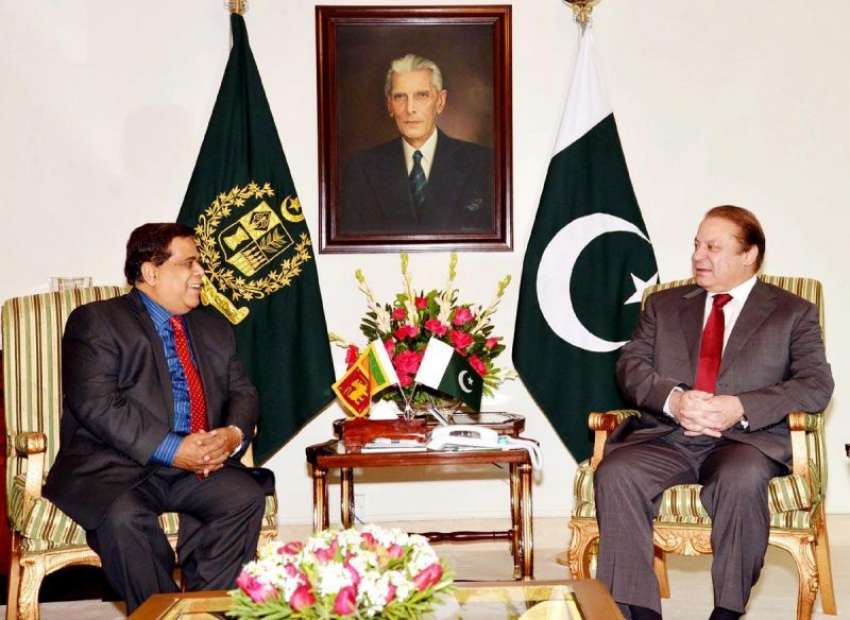 اسلام آباد: وزیر اعظم نواز شریف سے سری لنکا کے وزیر آبپاشی ..