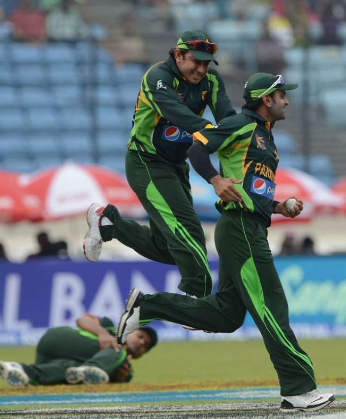 میر پور ، بنگلہ دیش میں‌جاری ایشیا کپ کے اہم میچ میں پاکستانی ..