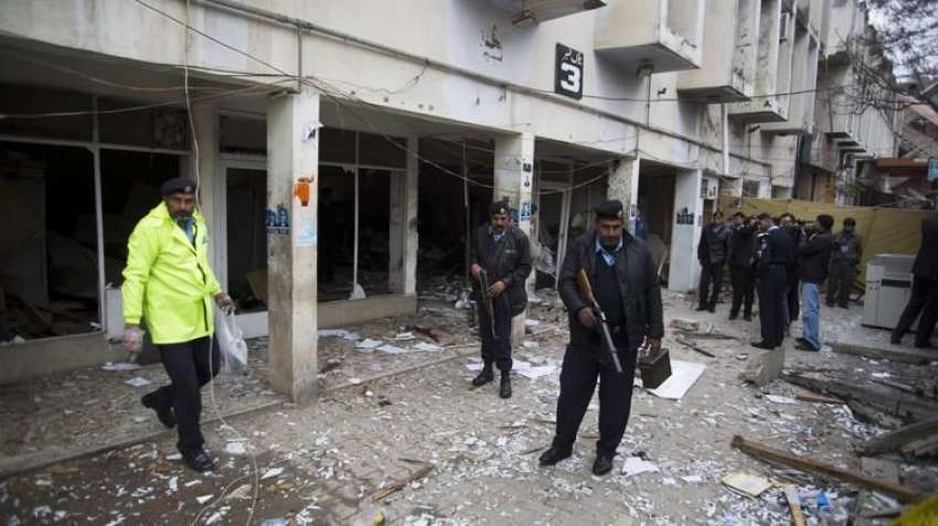 اسلام آباد: ضلع کچہری میں دہشتگردوں کی کارروائی کے بعد سکیورٹی ..