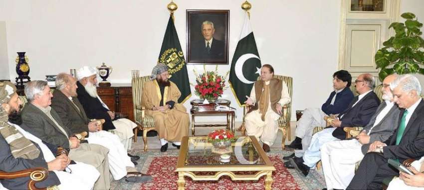 اسلام آباد: وزیر اعظم نواز شریف سے حکومتی و طالبان کمیٹی ..
