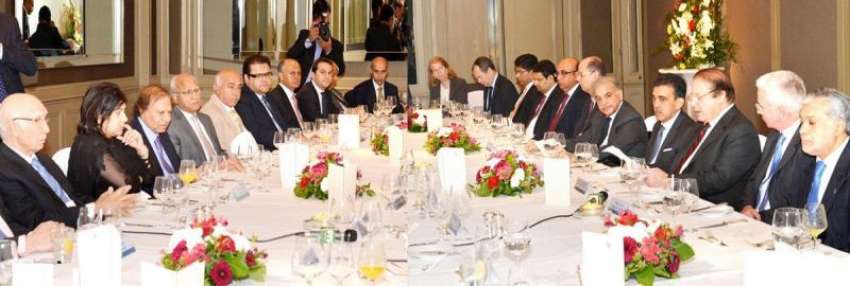لندن: وزیر اعظم نواز شریف اسٹینڈرڈ چارٹرڈ بینک کے زیر اہتمام ..
