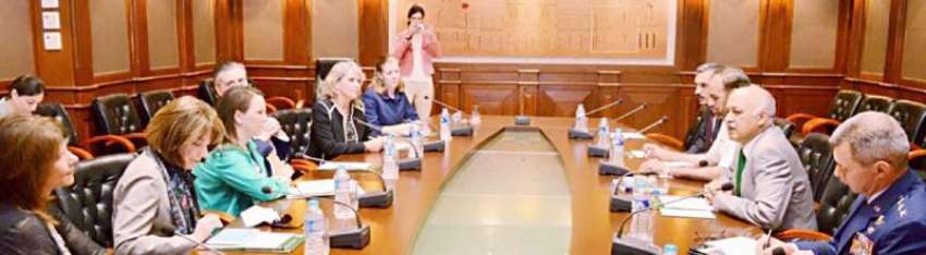 راولپنڈی ، مارتھا روبی کی قیادت میں امریکی کانگریس وفد وزارت ..