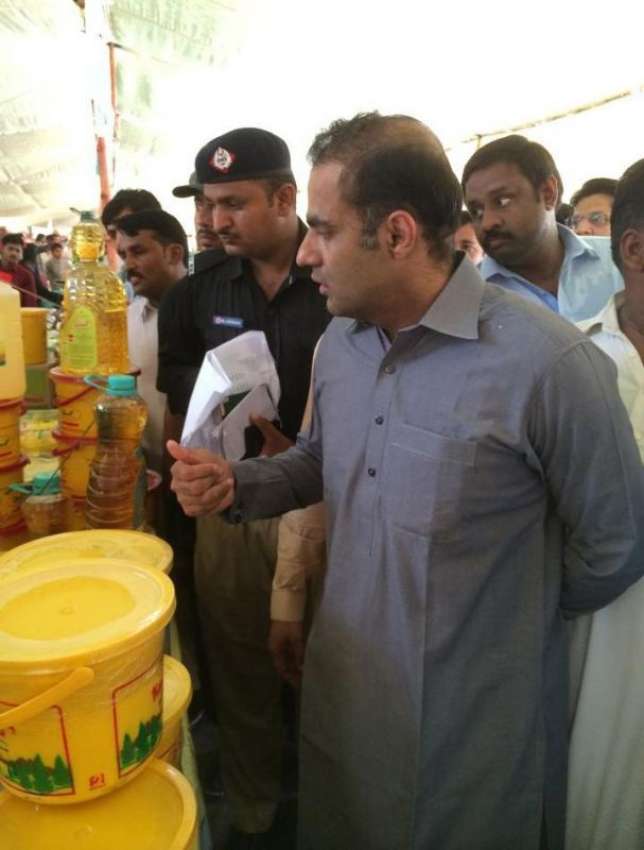 فیصل آباد، وزیر مملکت برائے پانی و بجلی عابد شیر علی رمضان ..
