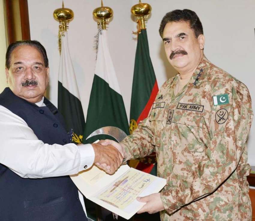 راولپنڈی، وزیراعظم آزاد کشمیر چوہدری عبدالمجید جنرل ہیڈکوارٹرز ..