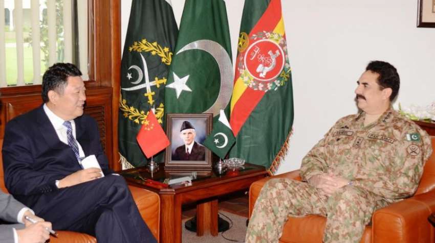 راولپنڈی، چینی نیشنل سیکورٹی کے ڈپٹی وزیر ماجیان جنرل ہیڈ ..