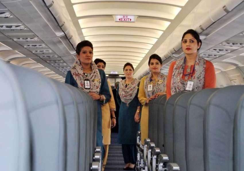 راولپنڈی، پی آئی اے 7thائیر کرافٹ A320کے افتتاح کے موقع پر فضائی ..