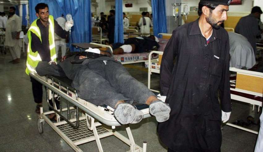 پشاور، متنی میں ایکسیڈنٹ میں زخمی ہونے والے ایف سی اہلکاروں ..