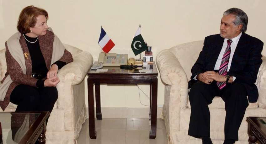 اسلام‌آباد، وزیر خارجہ سینیٹر اسحاق ڈار سے فرانسیسی سفیر ..