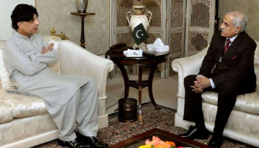 اسلام آباد، وزیر داخلہ چوہدری نثار علی خان سے ڈائریکٹر جنرل ..