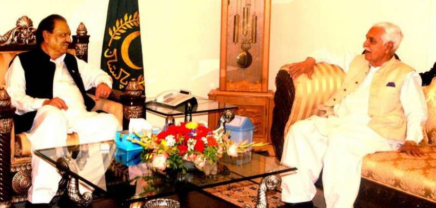 کراچی: سابق سپیکر قومی اسمبلی الہٰی بخش سومرو، صدر ممنون ..