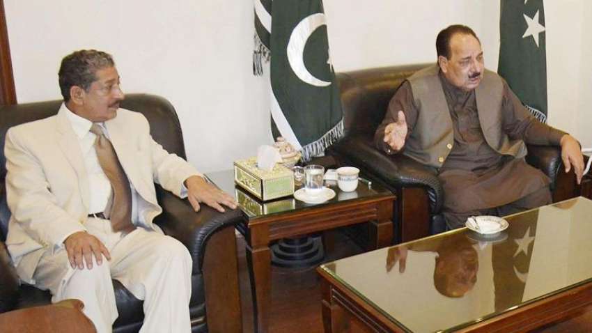 اسلام آباد: وزیراعظم آزاد کشمیر چوہدری عبدالمجید سے ٹکہ ..