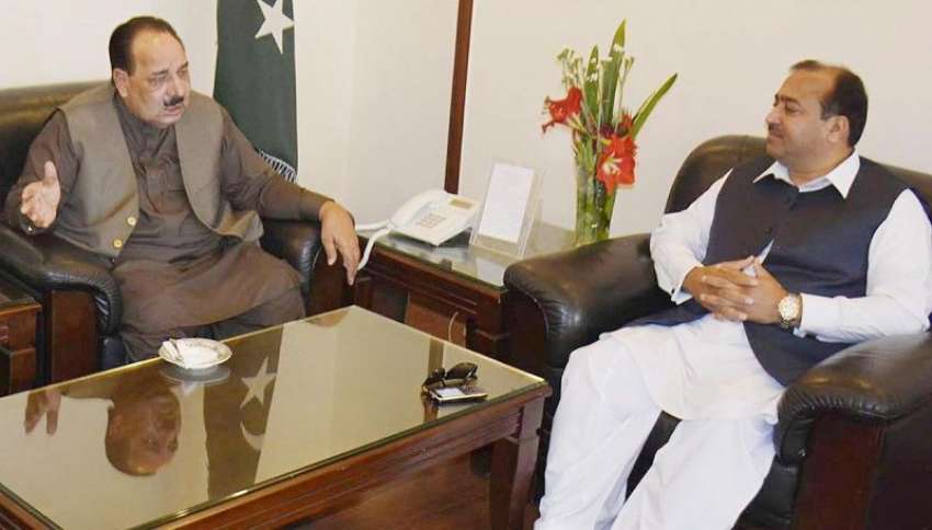 اسلام آباد: وزیراعظم آزاد کشمیر چوہدری عبدالمجید سے وزیر ..