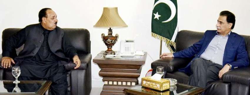 مظفر آباد: وزیراعظم آزاد کشمیر چوہدری عبدالمجید سے سپیکر ..