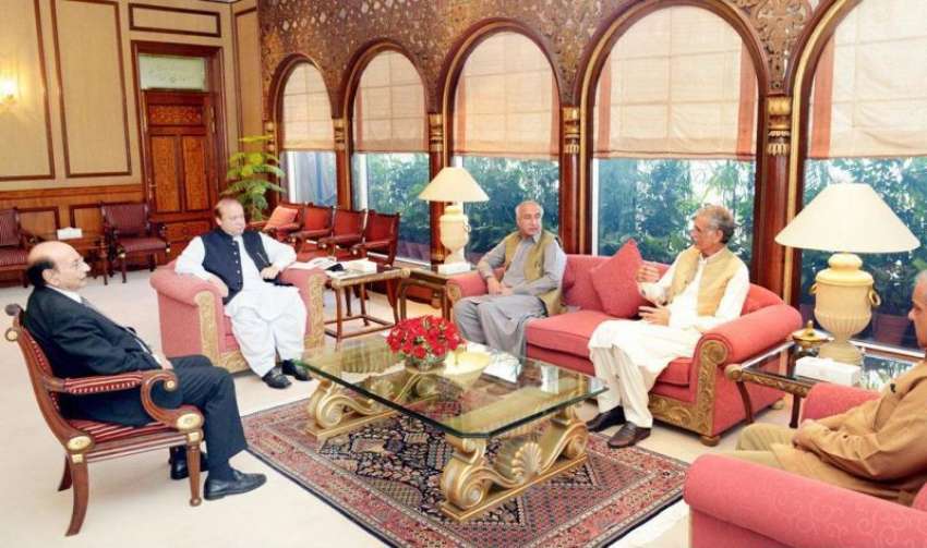 اسلام آباد: وزیر اعظم محمد نواز شریف سے چاروں صوبوں کے وزرائے ..