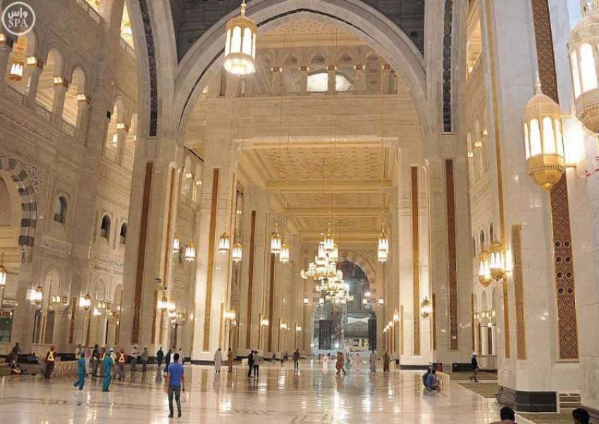 مکہ مکرمہ : مسجد الحرام میں نو تعمیر شدہ بلاک کا خوبصورت ..