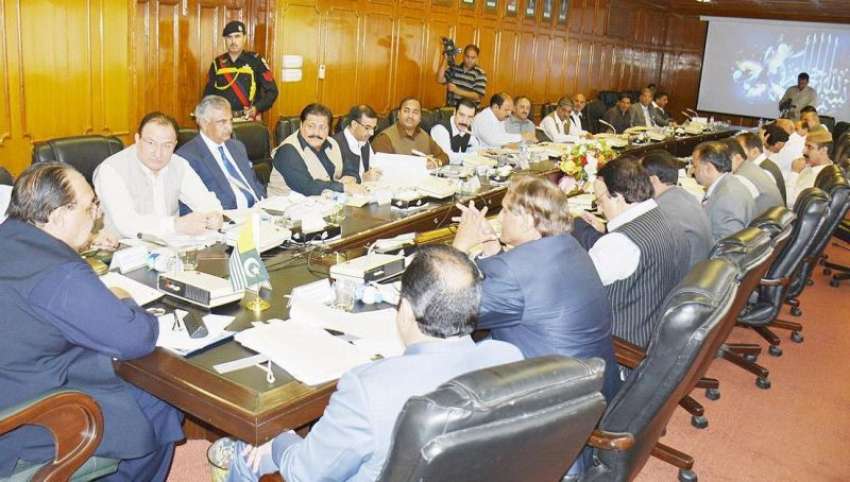 مظفر آباد: وزیر اعظم آزاد کشمیر چوہدری عبدالمجید کابینہ ..
