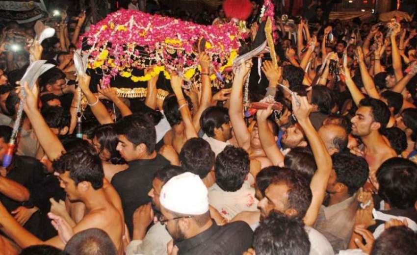 راولپنڈی: یوم غلی کے موقع پر کشمیر بازار سے برآمد ہونے والا ..