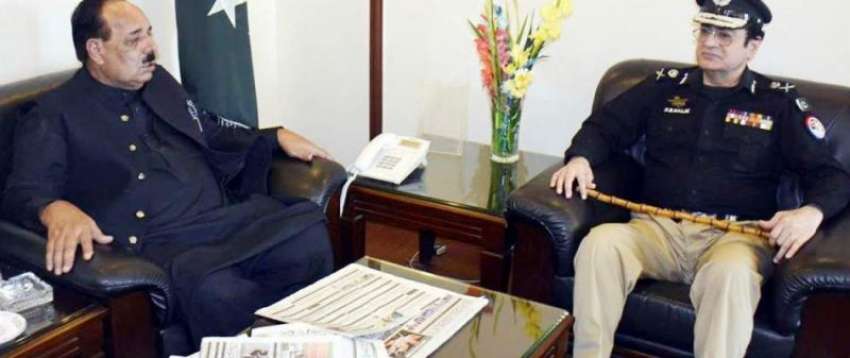 اسلام آباد: وزیر اعظم آزاد کشمیر چوہدر ی عبدالمجید سے انسپکٹر ..