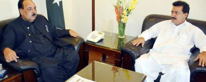 اسلام آباد: وزیر اعظم آزاد کشمیر چوہدر ی عبدالمجید سے وزیر ..