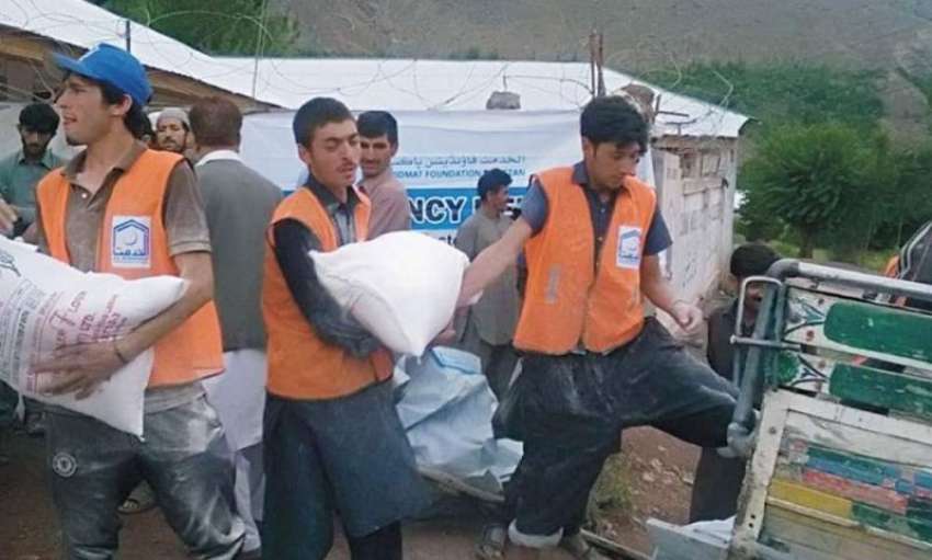 پشاور: الخدمت فاؤنڈیشن کے زیر اہتمام سیلاب متاثرین کے لیے ..