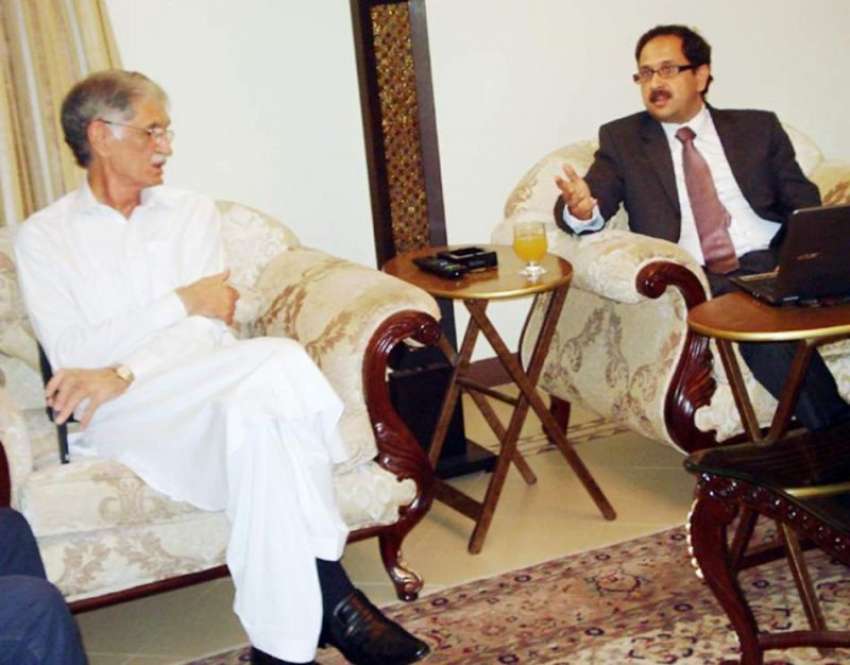 پشاور: وزیر اعلیٰ خیبر پختونخوا پریز خٹک بین الاقوامی ماحولیاتی ..