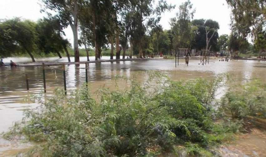 حیدر آباد: حسین آباد میونسپل پارک دریا میں آبی سطح بلند ہونے ..