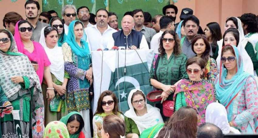 لاہور: تحریک انصاف پنجاب کے آرگنائزر چوہدری محمد سرور جشن ..