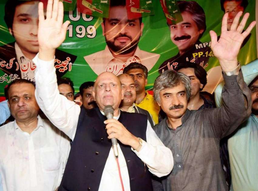 لاہور: تحریک انصاف پنجاب کے آرگنائزر چوہدر محمد سرور سمن ..