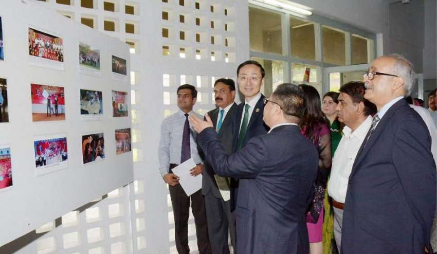 فیصل آباد: پاکستان میں چینی سفیر شن وائی ڈونگ کی زرعی یونیورسٹی ..