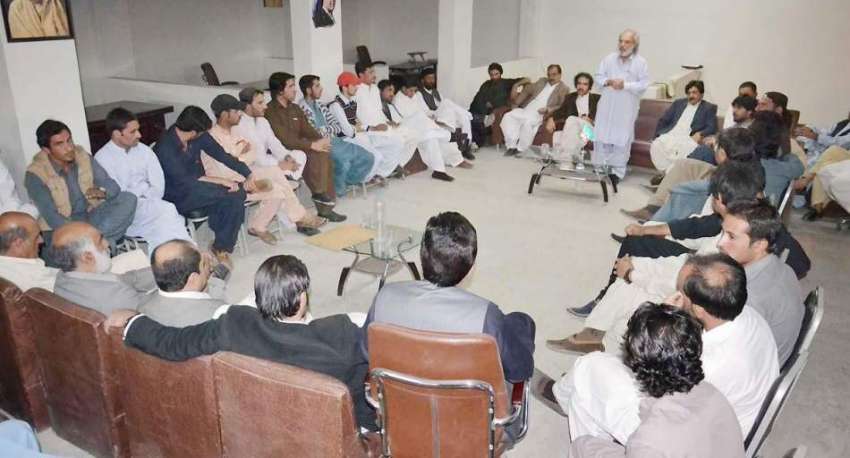کوئٹہ: پاکستان تحریک انصاف آرگنائزنگ کمیٹی کے اجلاس سے نوابزادہ ..