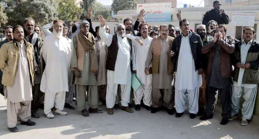کوئٹہ: اتحاد میٹرو پولیٹن لیبر یونین (سی بی اے) بلوچستان ..
