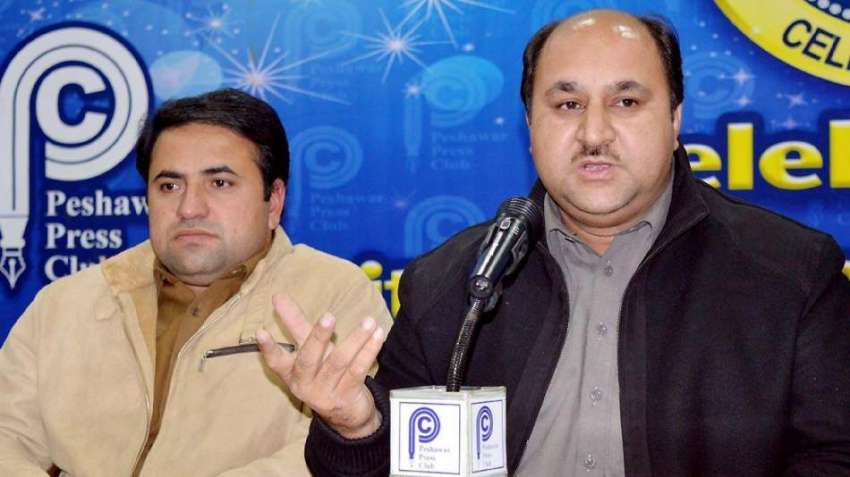 پشاور: پاکستان تحریک انصاف کے ڈپٹی آرگنائزر فرہد احمد خان ..