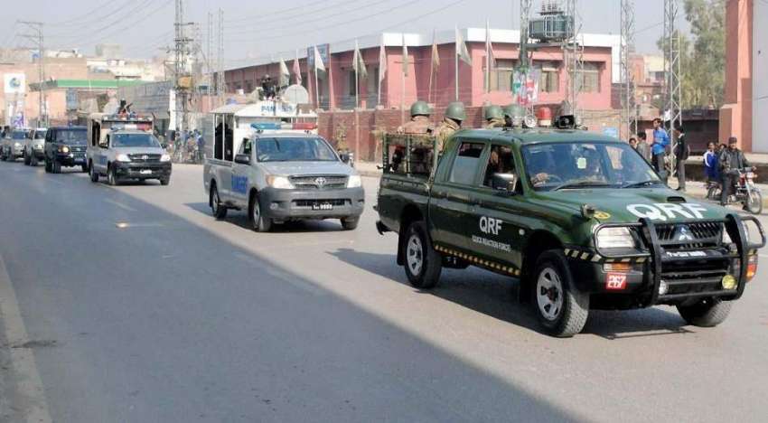 راولپنڈی: چہلم شہدائے کربلہ کے موقع پر پولیس اور رینجر کا ..