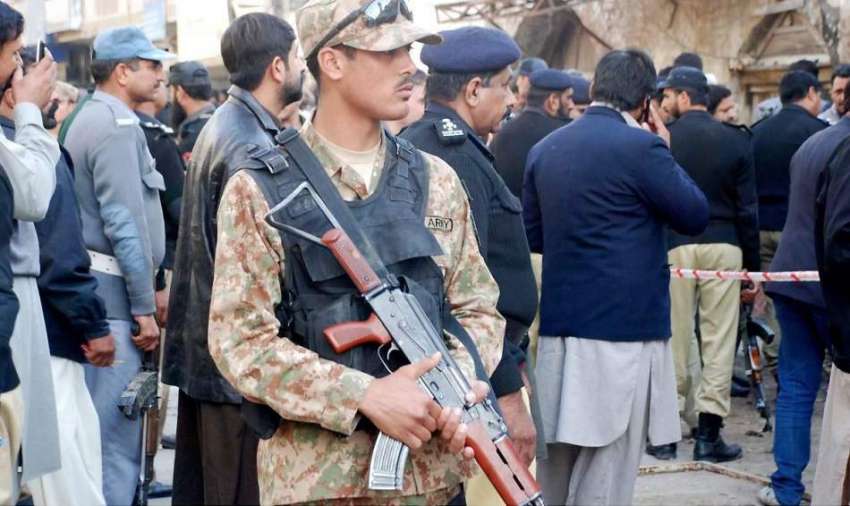 راولپنڈی: ڈھیری حسن آباد میں گیس سلنڈر دھماکہ کے بعد سکیورٹی ..