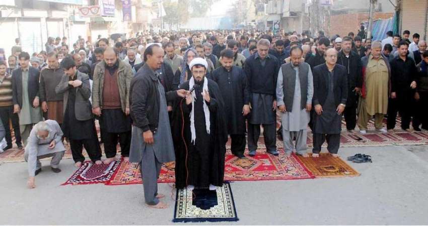 راولپنڈی: چہلم شہدائے کربلا کے مرکزی جلوس کے دوران اصغر ..