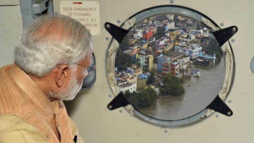 بھارتی وزیر اعظم نریندر مودی تامل ناڈو کے سیلاب سے متاثرہ ..