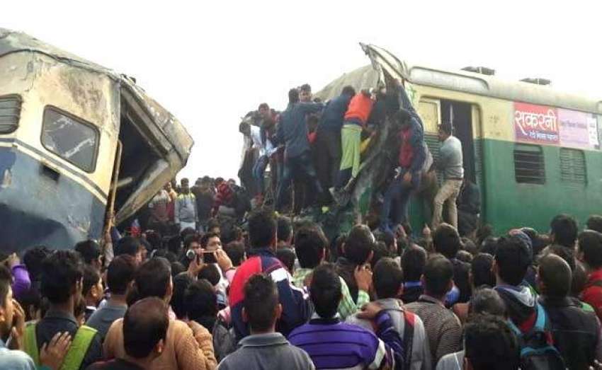 بھارتی ریاست جھاڑ کھنڈ کے شہر رام گڑھ میں ٹرین حادثہ ۔