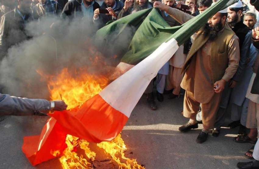 راولپنڈی: تحریک حرمت رسول (ص) کے احتجاجی مظاہرے میں بھارت ..