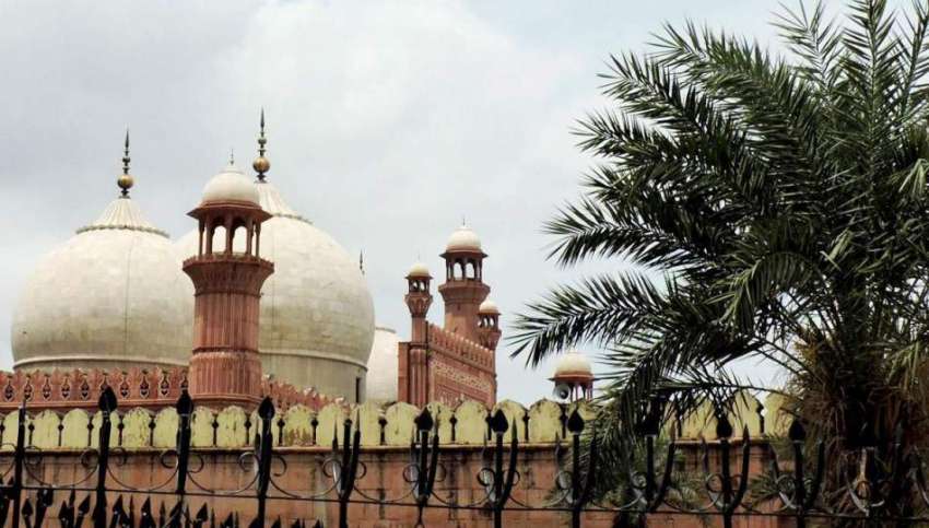لاہور: بادشاہی مسجد کا خوبصورر منظر۔