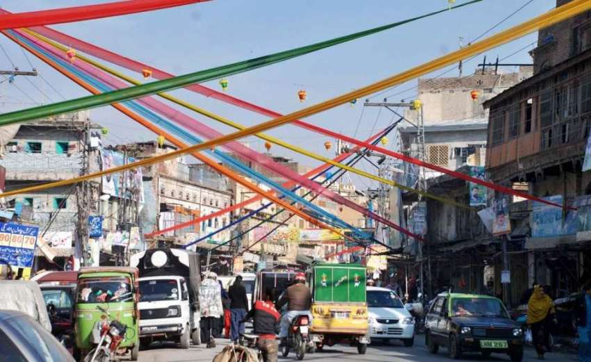 راولپنڈی: عید ملاد النبی (ص) کے سلسلے میں شہر کی گلیوں اور ..